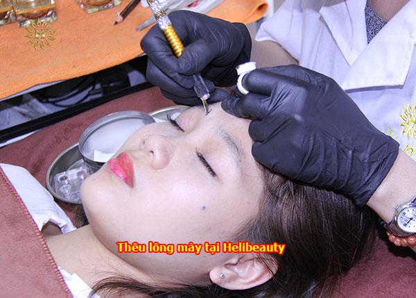 Thêu lông mày tại Helibeauty